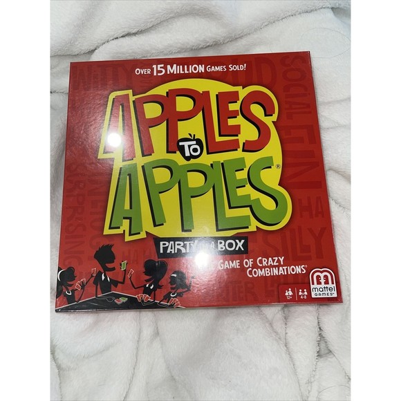 Mattel Apples to Apples To Go Party in a Box Card Game. NEW Sealed - Picture 1 of 5